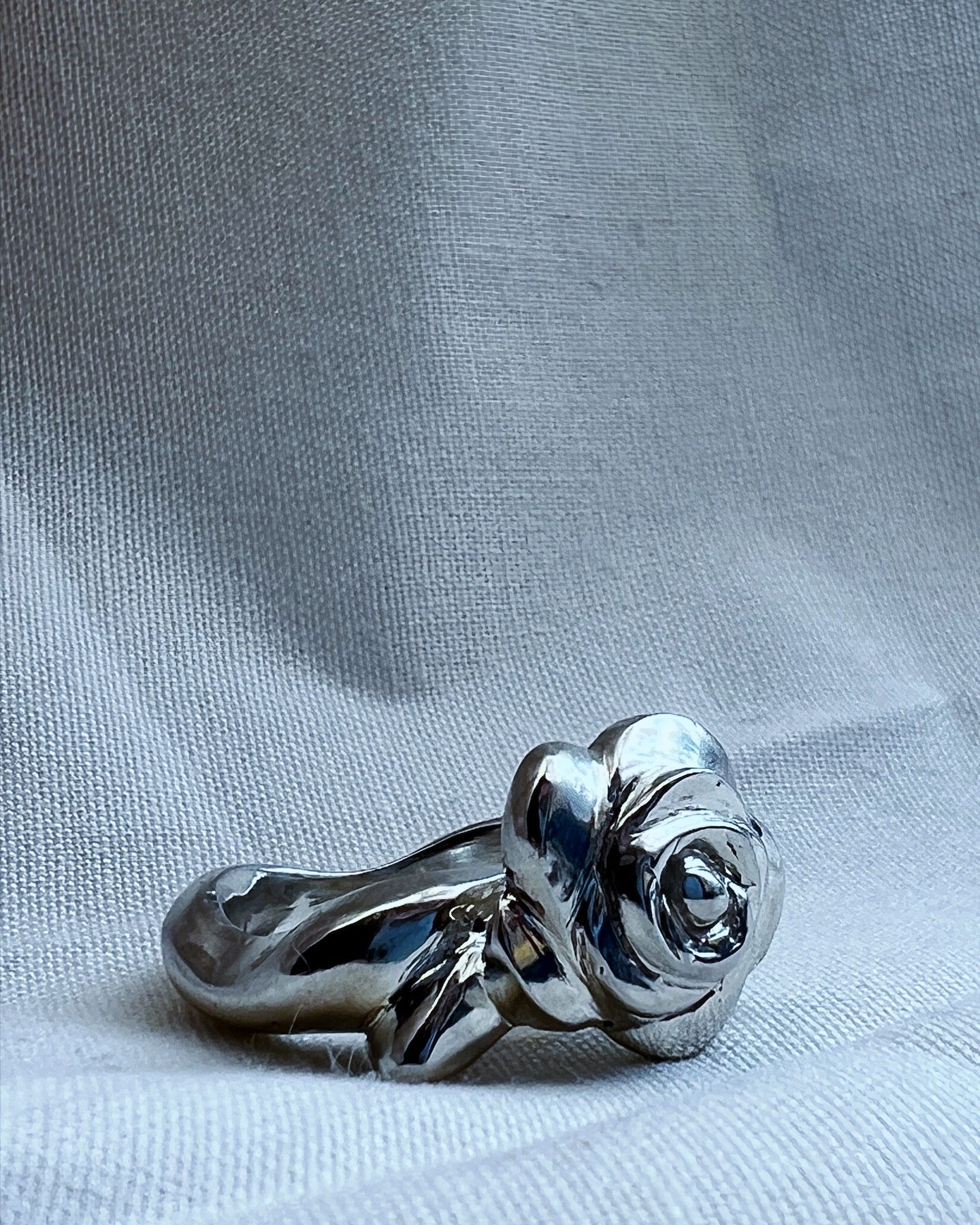 925 sterling silver rose ring