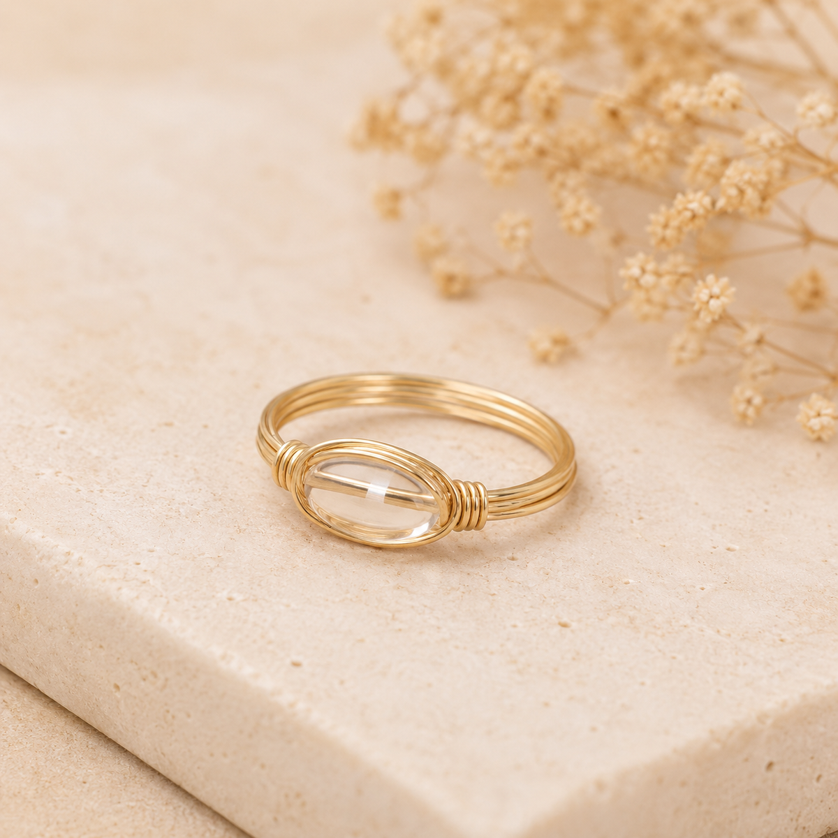 Wire wrapped rings