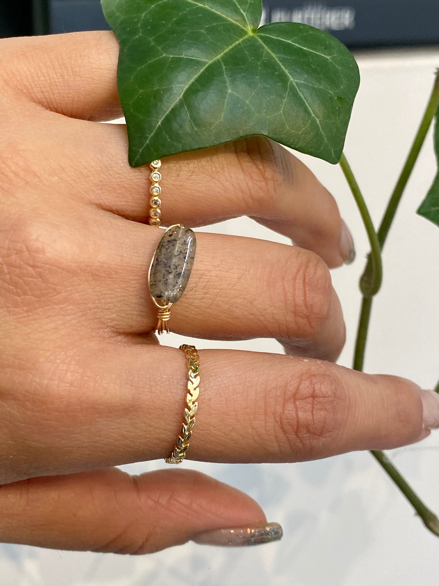 Wire wrapped rings