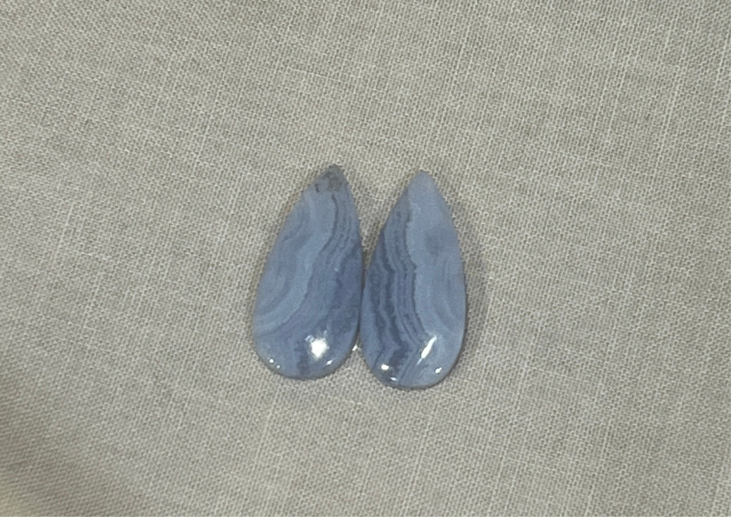 Blue laced agate pairs