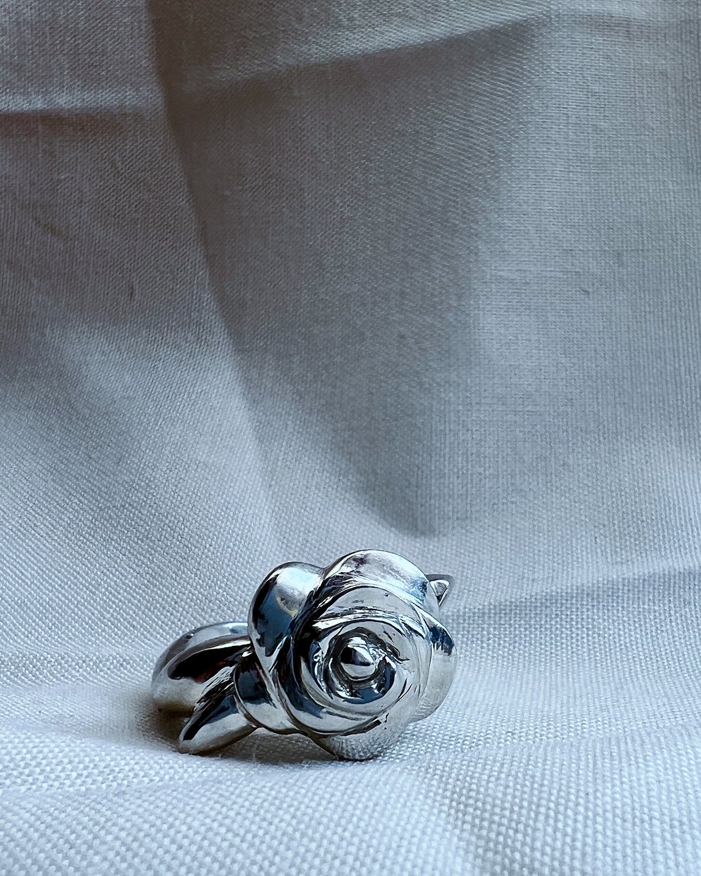 925 sterling silver rose ring
