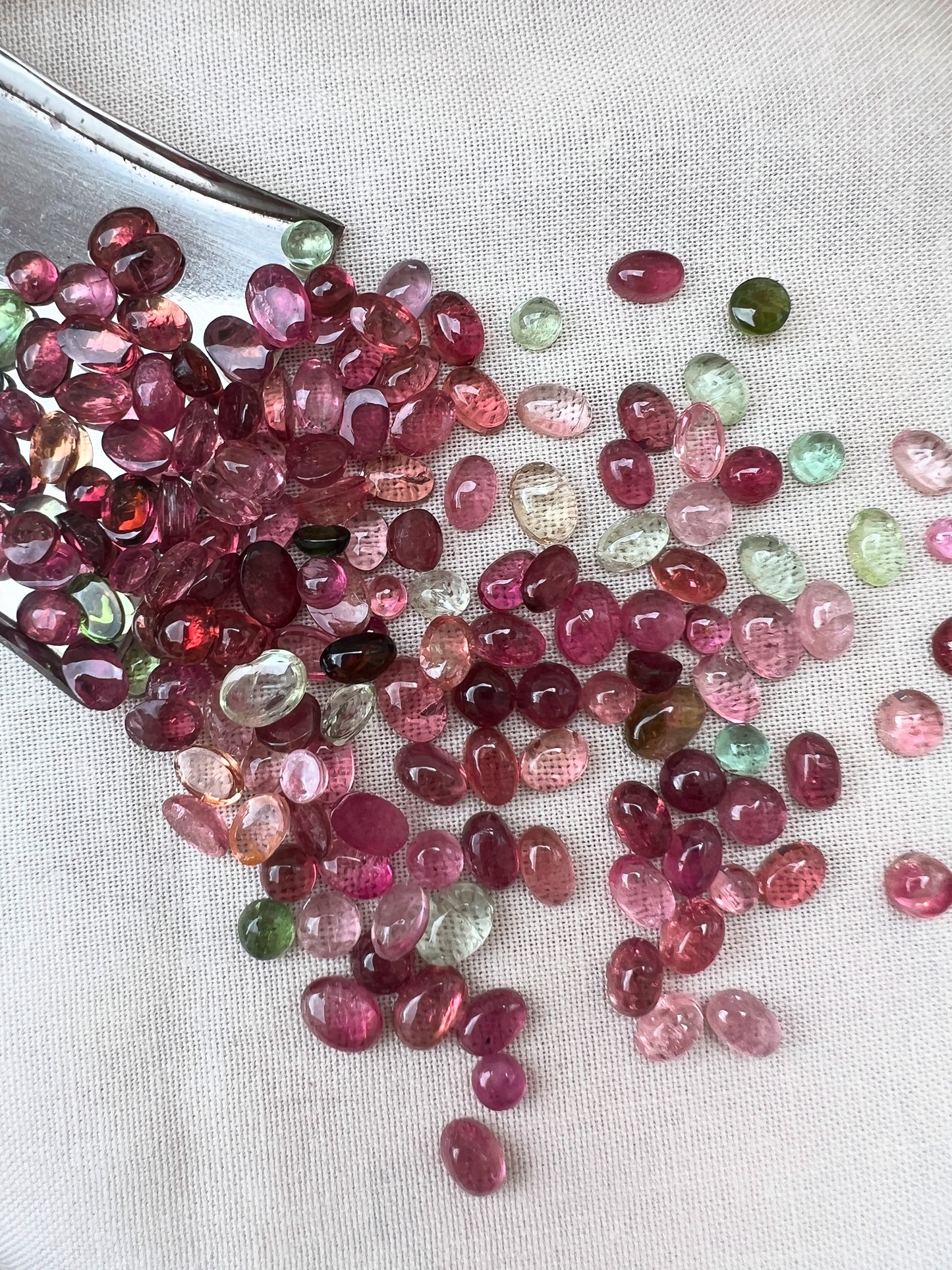 Watermelon Tourmaline cabs